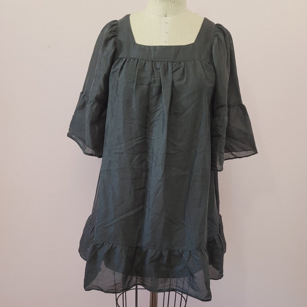 Cute square neck mini dress